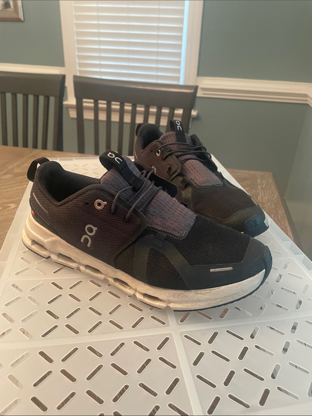 Boys On Cloud Black and Gray Athletic Sneakers